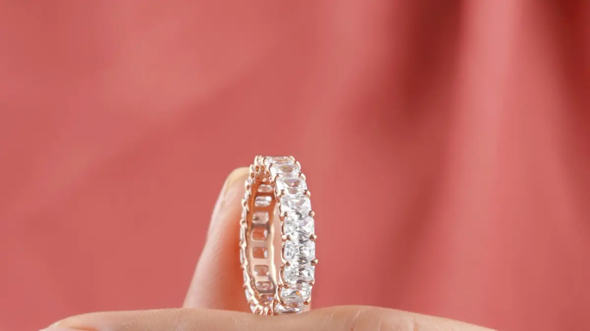 Classic Eternity Diamond Engagement Ring