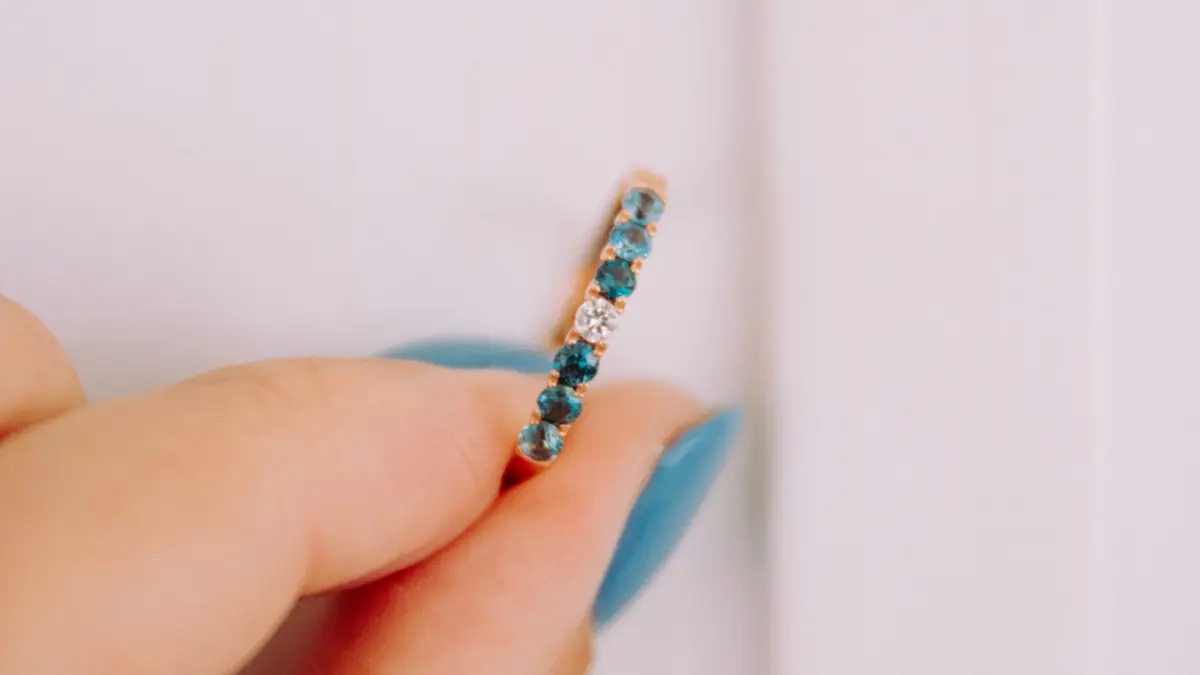 Gemstone Eternity Ring