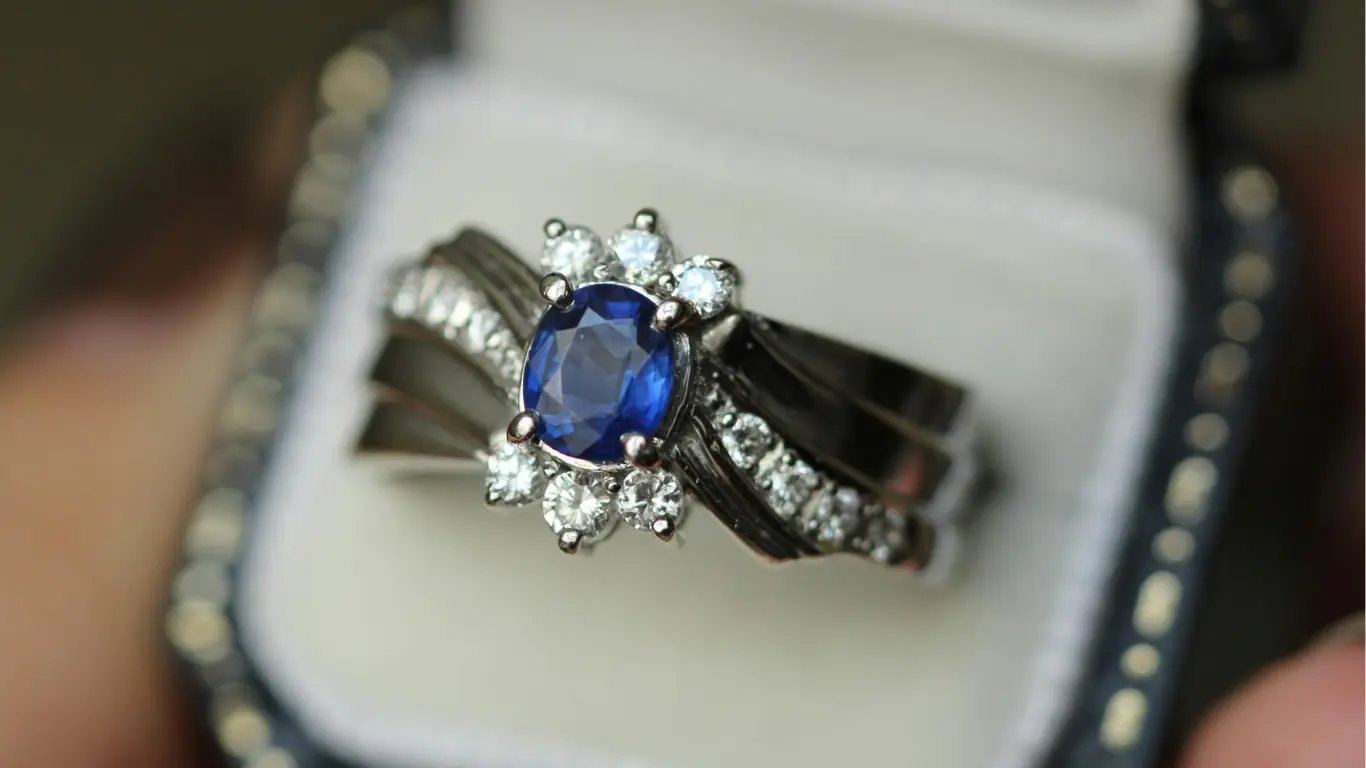 Sapphire september birthstone engagement rings
