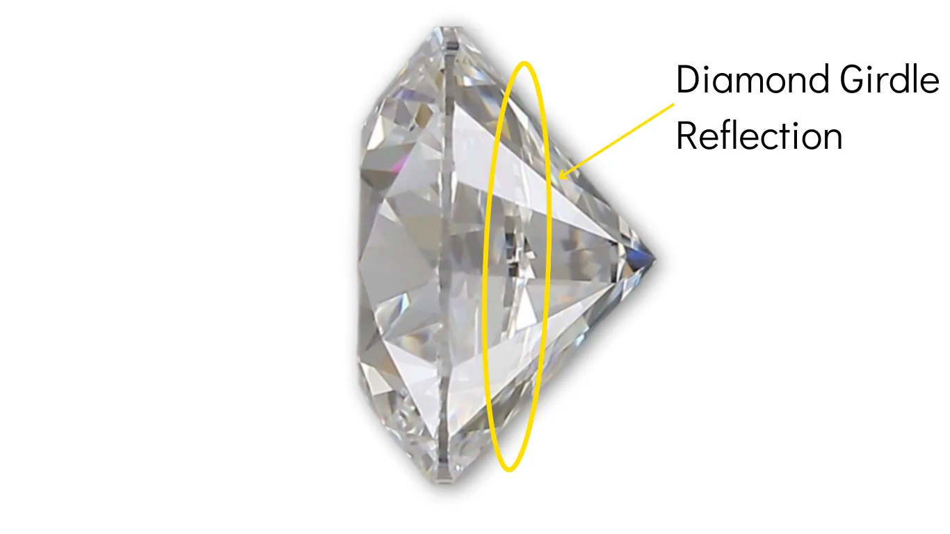 Diamond Girdle Reflection