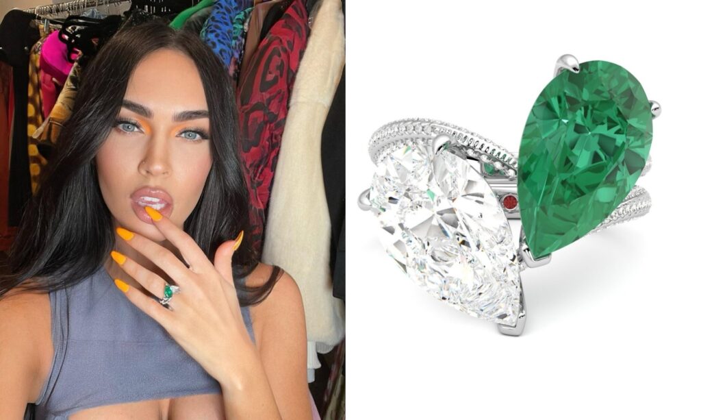 Megan Fox's Engagement Ring Has a PAINFUL Secret | E! News - YouTube