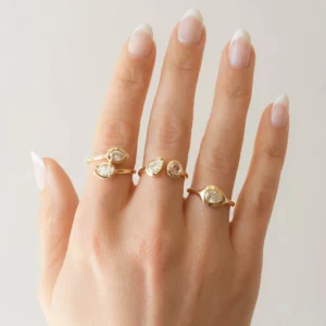 double pear diamond ring.